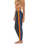 Aviator Nation Women Classic 5 Stripe Sweatpants Womens Casual Bottoms Aviator Nation Charcoal Juniors/Women XS