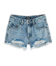 Katie J NYC Girls Malibu Light Wash Jean Shorts