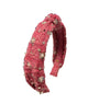 Bari Lynn Blair Tweed Sequin Pearl Knot Headband