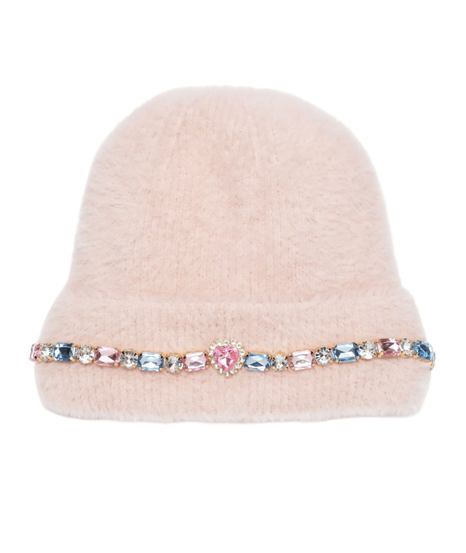 Super Smalls Cotton Candy Jeweled Beanie Accessories Super Smalls Pink One Size Fits Most (Y/4-Y/6X)