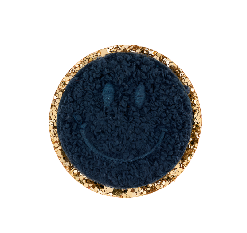 Stoney Clover Mini Glitter Smiley Face Patch Accessories Stoney Clover Lane Sapphire  