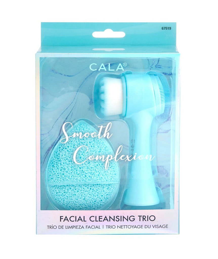 Smooth Complexion Facial Cleansing Trio Mint Accessories Frankie's Exclusives   
