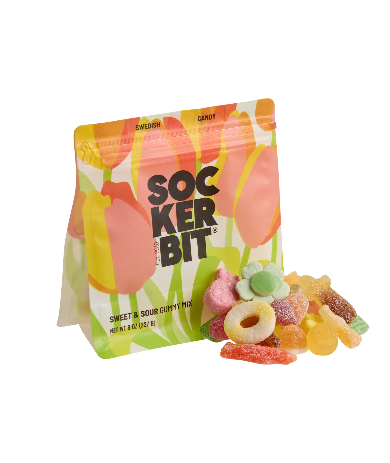 Sockerbit Spring Sweet and Sour Mix Swedish Candy Bag