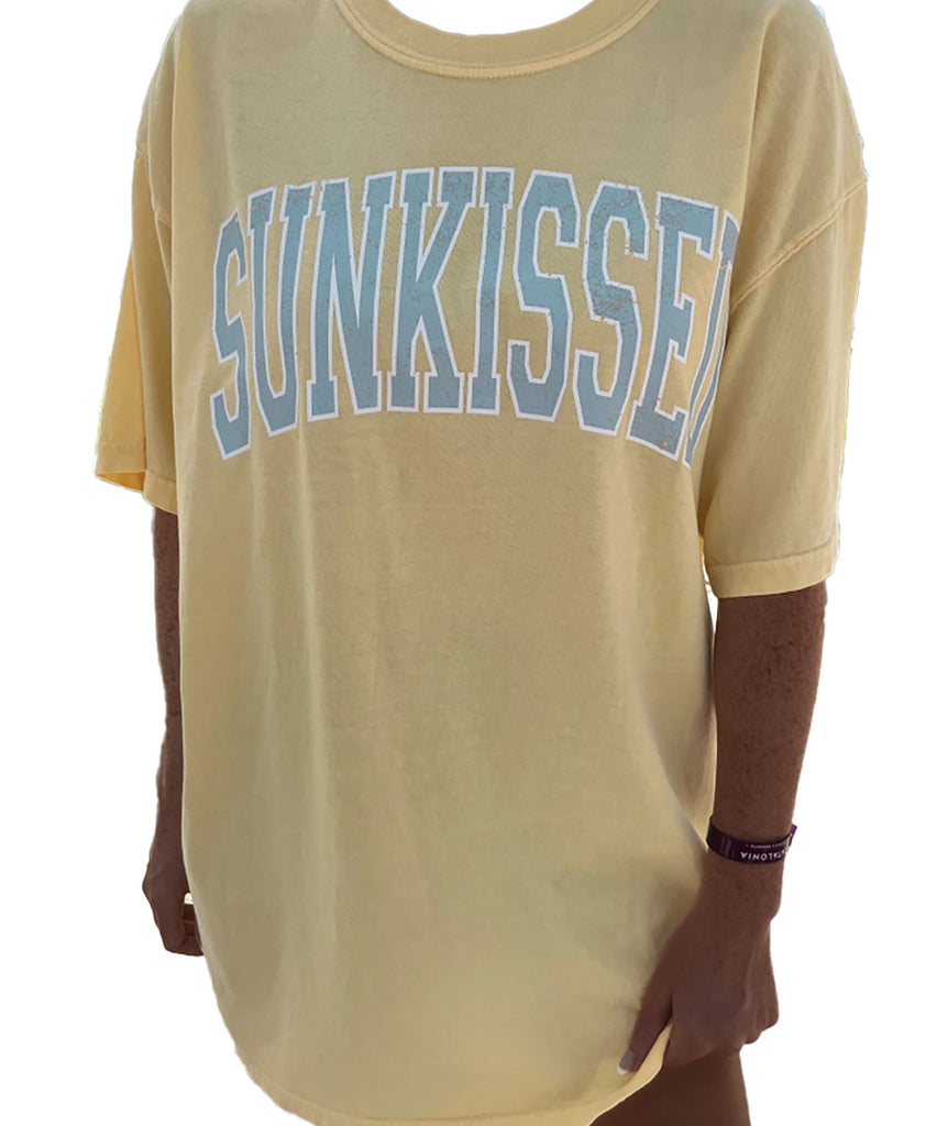 Sunkissed Coconut Juniors Original Sunkissed Tee Womens Casual Tops Frankie's Exclusives   