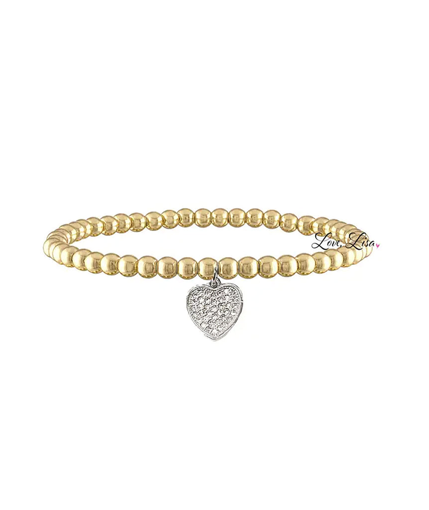 Sweetest Little Heart Beaded Bracelet Jewelry - Trend Frankie's Exclusives   