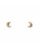 TAI CZ Mini Cubic Moon Studs Jewelry - Trend TAI Gold
