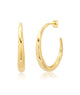 TAI Thin to Thick Medium Gold Hoops Jewelry - Trend TAI Gold