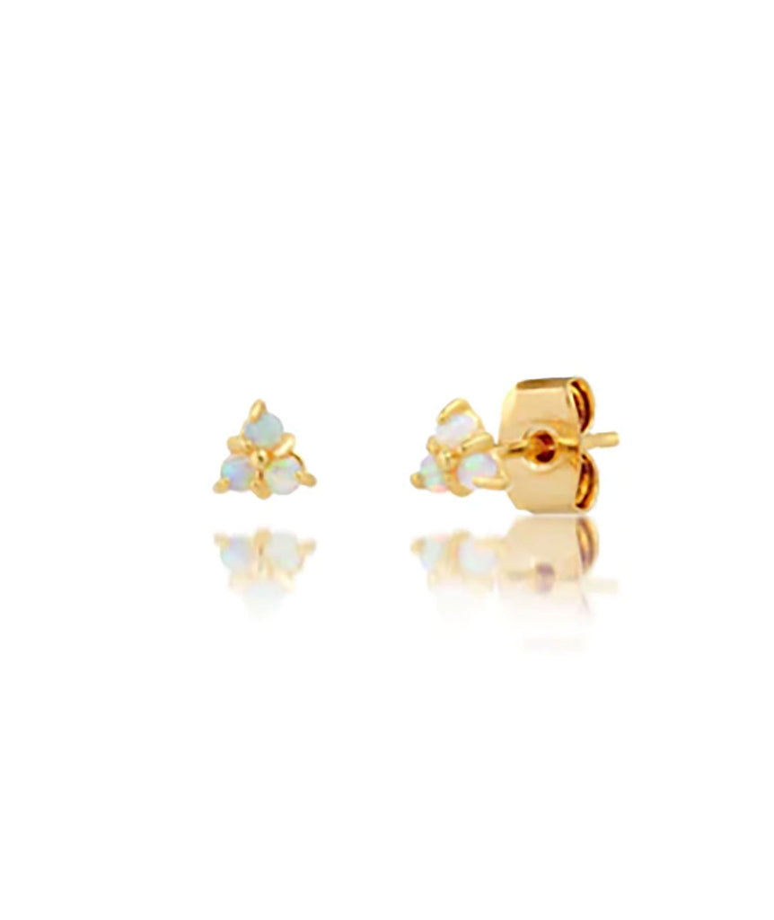 TAI Gold Mini Opal Cluster Studs Jewelry - Trend TAI   
