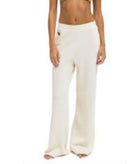 Aviator Nation Women Wide Leg Pocket Sweatpants Vintage White Womens Casual Bottoms Aviator Nation
