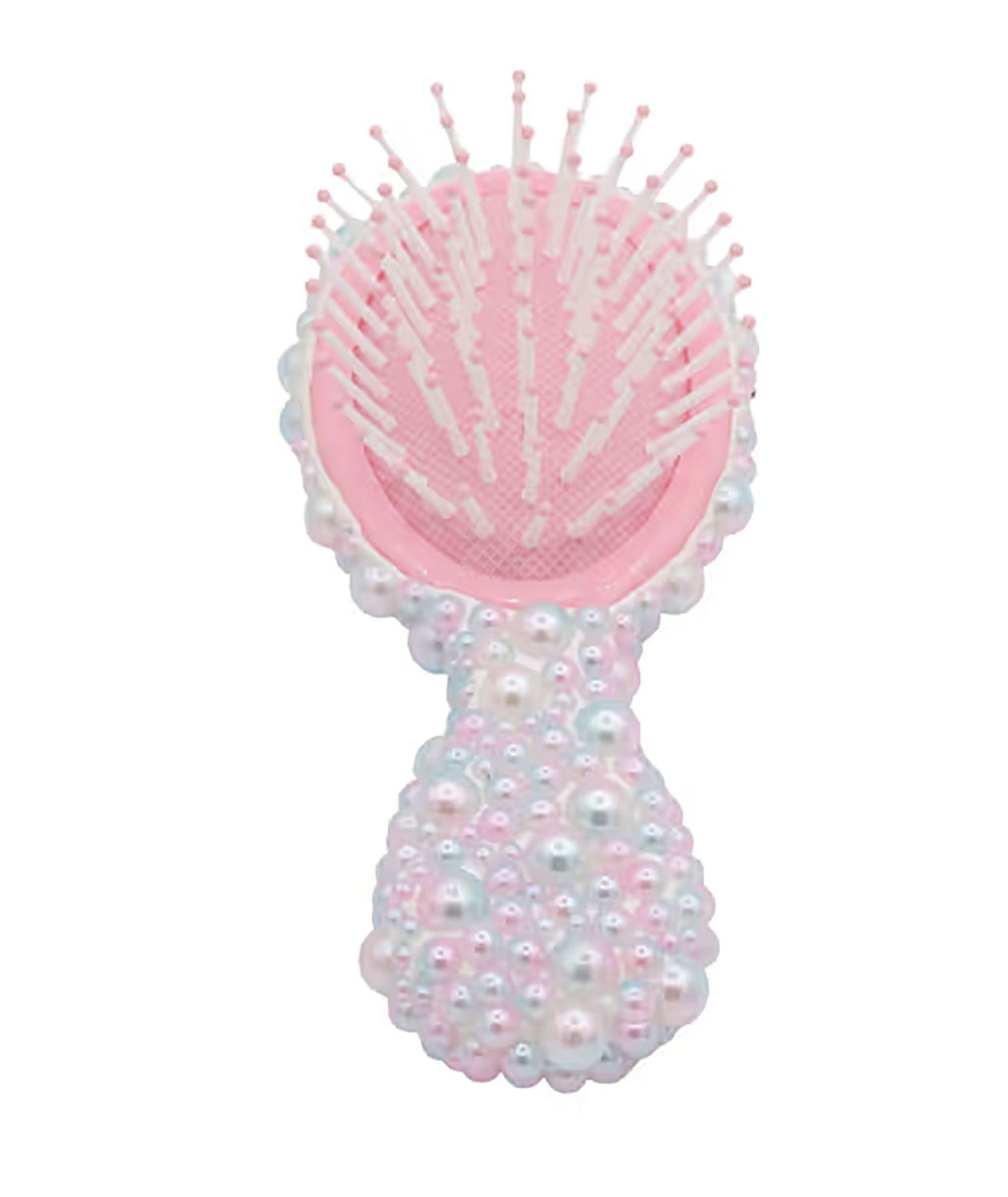 Bari Lynn Full Pearl Mini Hair Brush