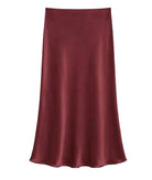 Katie J NYC Girls Anastasia Satin Maxi Skirt Girls Casual Bottoms Katie J NYC