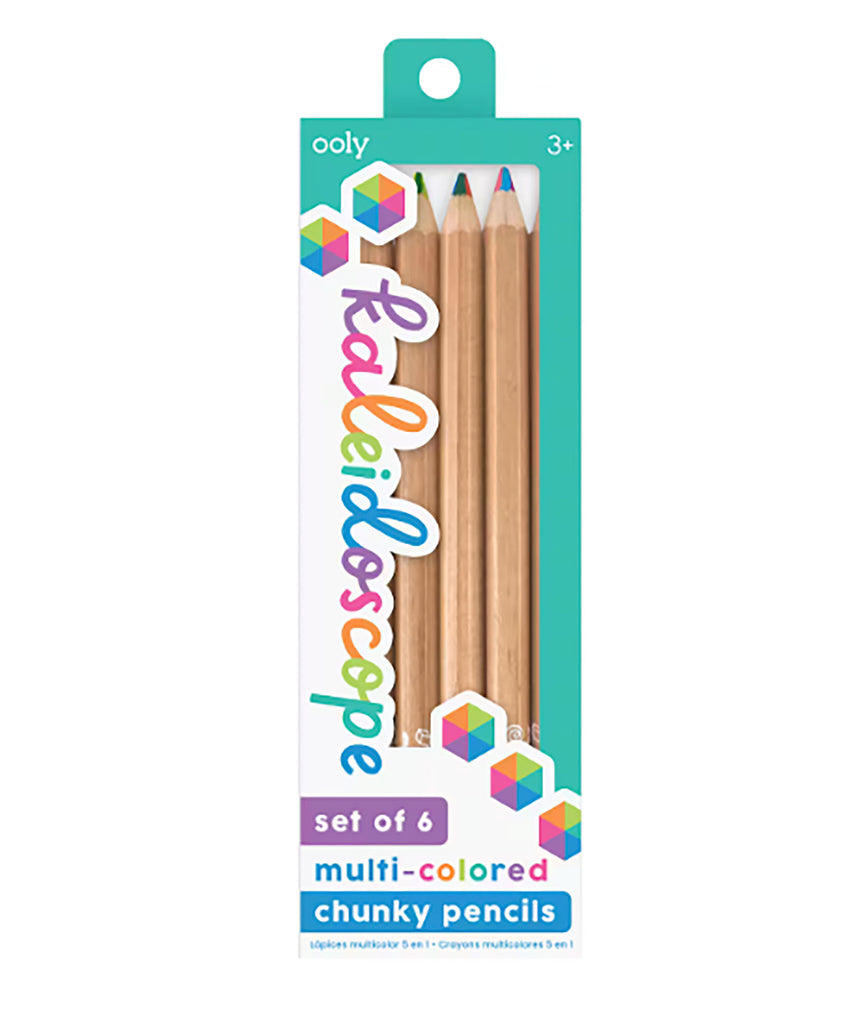 Kaleidoscope Multi-Colored Pencils Distressed/seasonal gifts ooly   