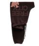 FREECITY Women Large Sweatpants Chocolate Rabbit