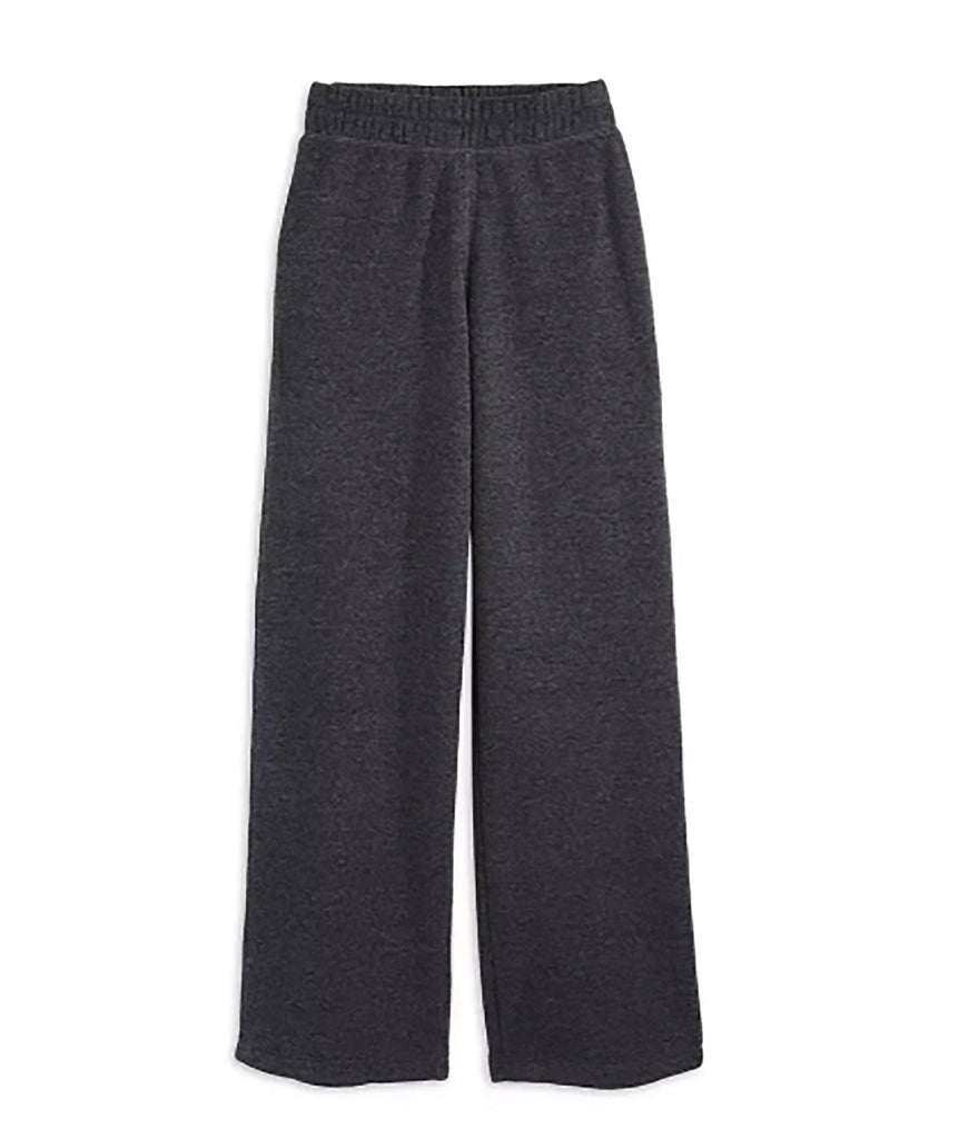 Katie J NYC Girls Dylan Wide Leg Sweatpants Girls Casual Bottoms Katie J NYC Heathered Charcoal Y/S (7/8) 