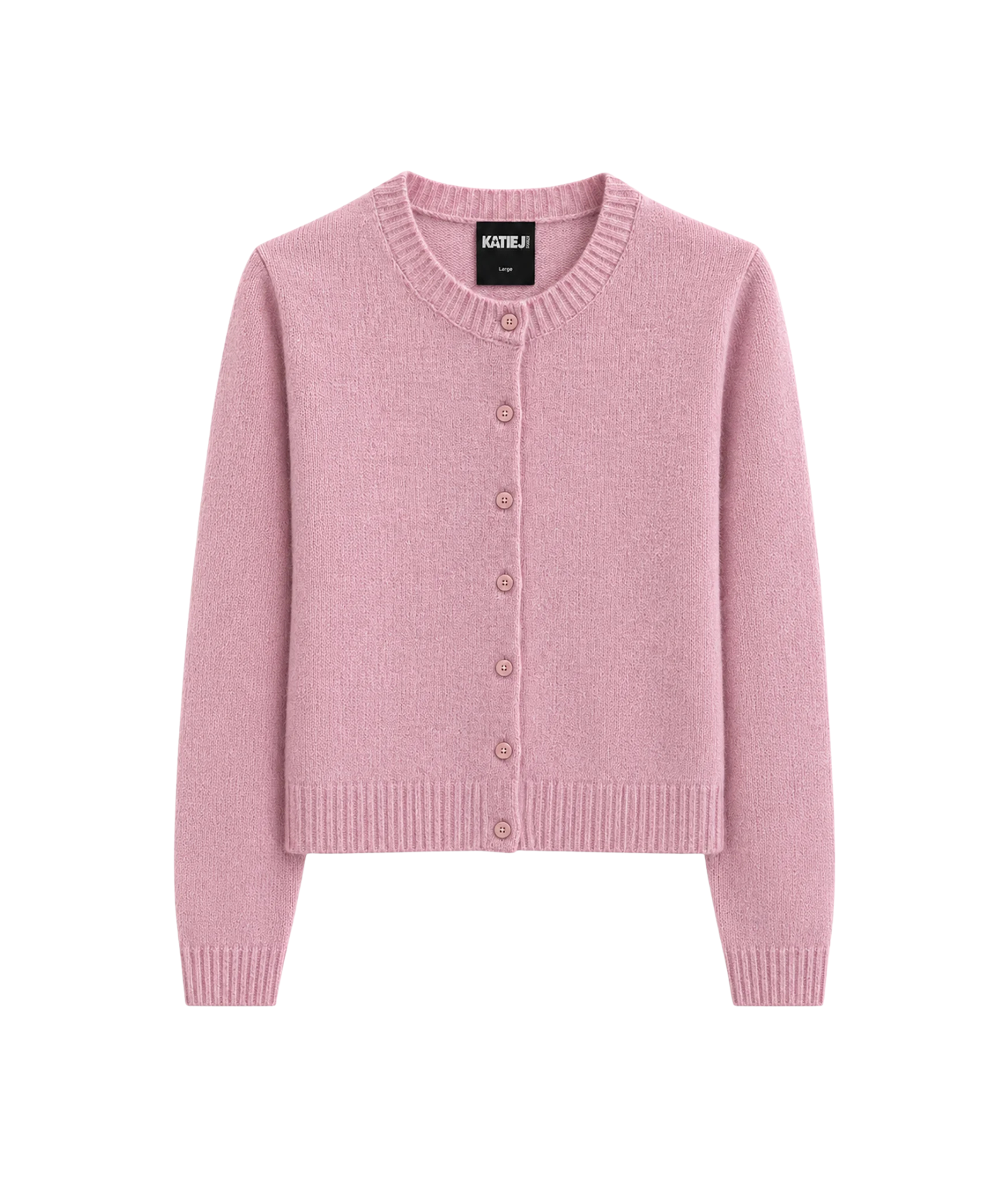 Katie J NYC Girls Tamera Crew Cardigan Girls Casual Tops Katie J NYC Dusty Mauve Y/S (7/8)