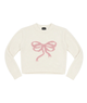 Katie J NYC Girls Maggie Pink Bow Sweater