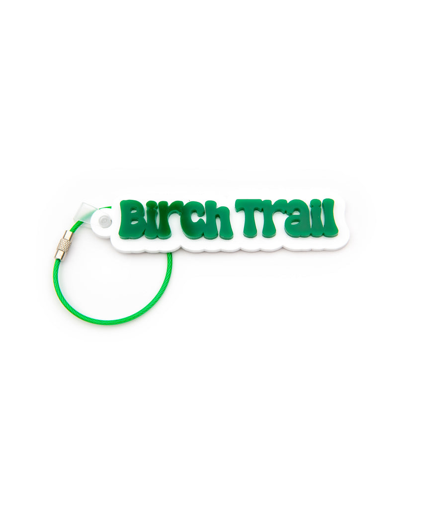 Camp Name Acrylic Key Chains Camp A Wink and a Nod Multi Birch Trail 