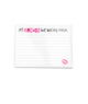 Camp Name Mean Girl Lined Notecards Pack of 8 Camp A Wink and a Nod Multi Danbee