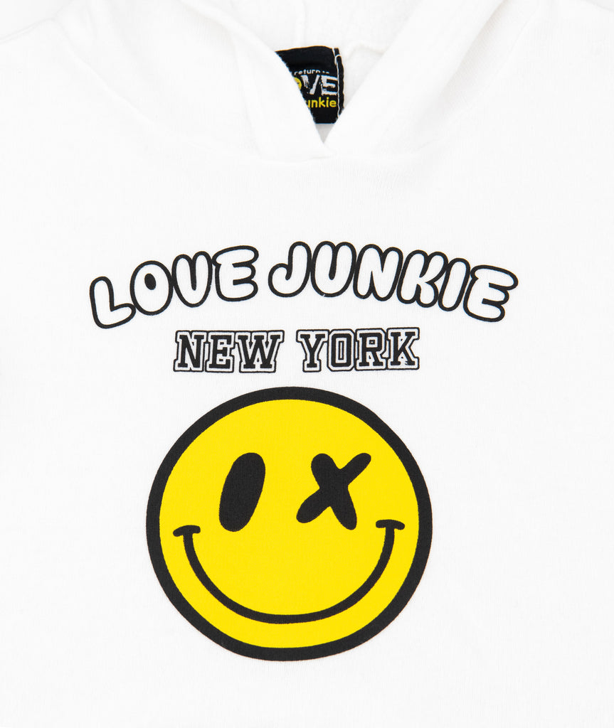 Love Junkie Girls Love Junkie New York Pullover Hoodie Girls Casual Tops Love Junkie   