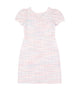 By Debra Girls Mia Primary Tweed Puff Sleeve Sheath Dress Girls Special Dresses By Debra Multi Y/XS (6X)