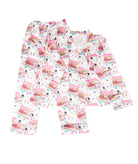 Tweenstyle Girls Silky Long Lounge Set Makeup Kits Accessories Sparkle by Stoopher Multi Y/S (7/8)