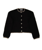 8apart Women Reed Stitch Collar Cardigan Womens Casual Tops 8apart