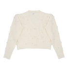 8apart Women Della Pearl Cardigan Womens Casual Tops 8apart Ivory Juniors/Women S