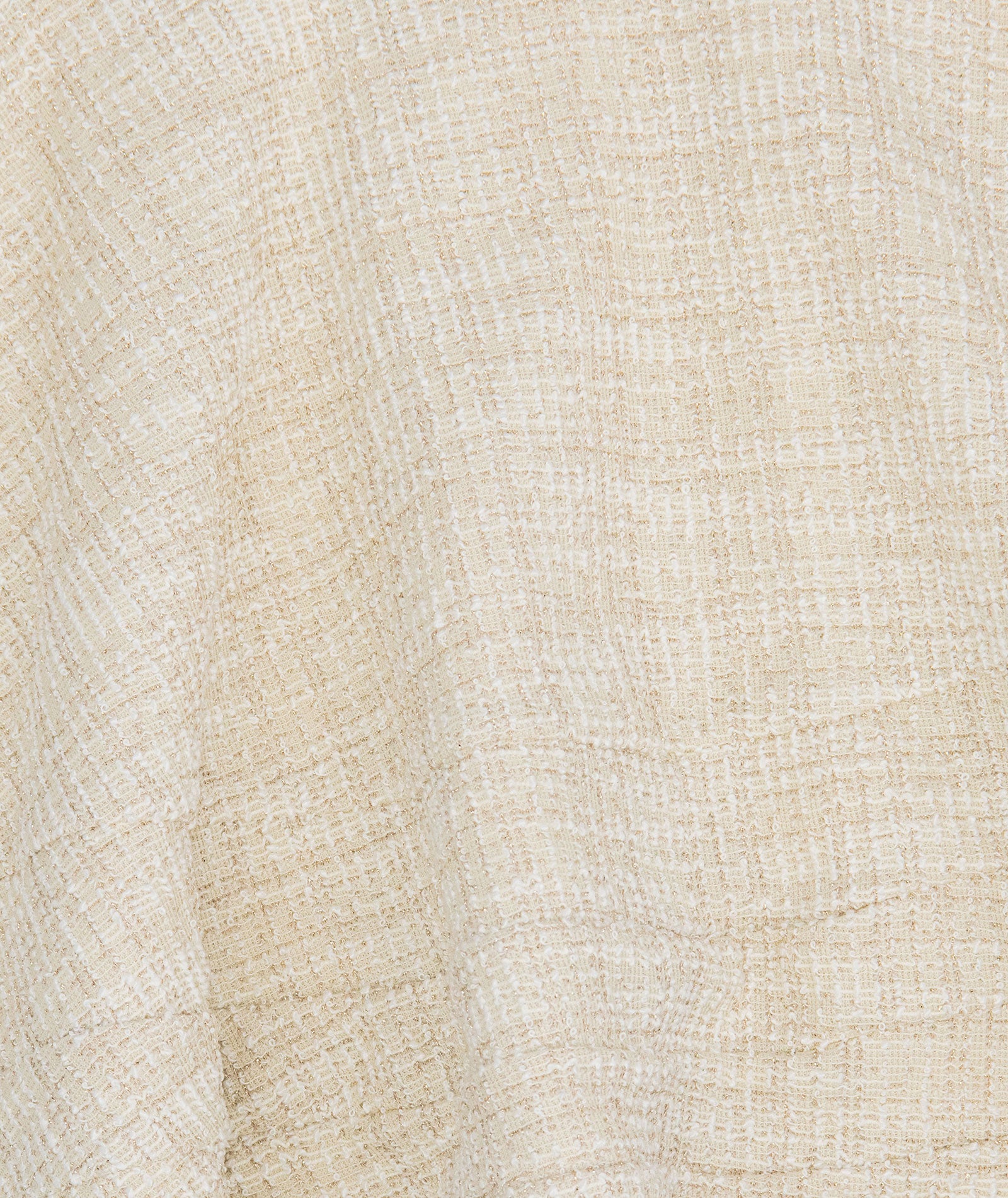 By Debra Girls Lou New Ivory/Gold Boucle Short Sleeve Striped Bottom Dress Girls Special Dresses By Debra