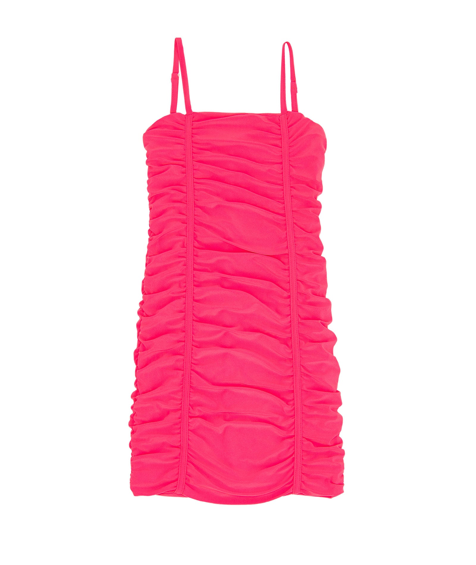 Cheryl Creations Girls Ava Dress Girls Casual Dresses Cheryl Creations Hot Pink Y/S (7/8)