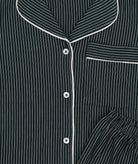 Eberjey Women Gisele Printed Relaxed Short PJ Set Duo Stripe Pine/Ivory Accessories Eberjey