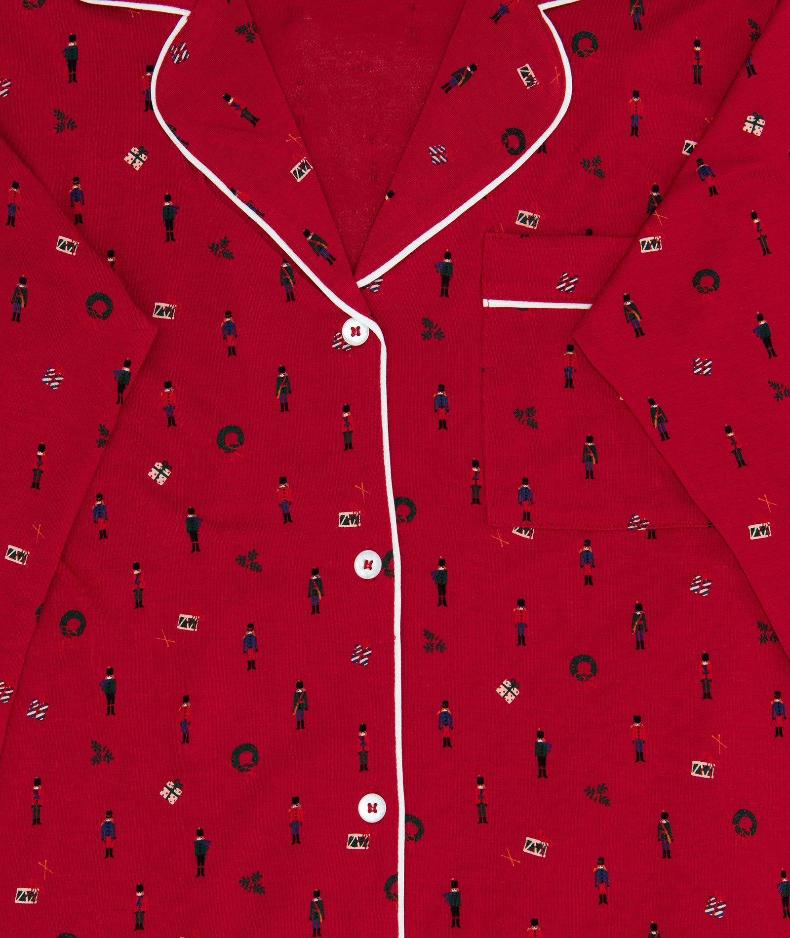 Women & Juniors Eberjey Gisele Printed Long PJ Set Nutcracker