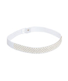 By Debra Girls Mini Pearl Elastic Belt Accessories By Debra Silver Y/S (7/8)