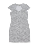 By Debra Girls Deb Black/White Boucle Keyhole Back Sheath Dress Girls Special Dresses By Debra