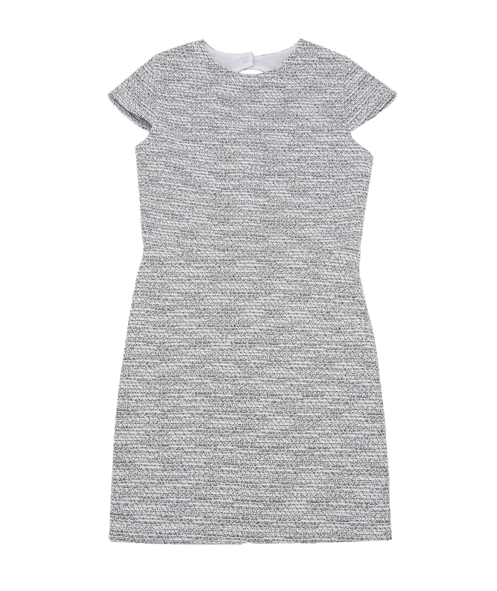 By Debra Girls Deb Black/White Boucle Keyhole Back Sheath Dress Girls Special Dresses By Debra Black Y/XS (6X)