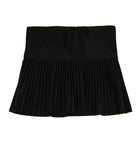 Cheryl Creations Girls Quinlan Suede Pleated Skort Girls Casual Bottoms Cheryl Creations Black Y/S (7/8)