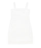 By Debra Girls Cara White/Silver Boucle Straight Strap Dress Girls Special Dresses By Debra White Y/XS (6X)