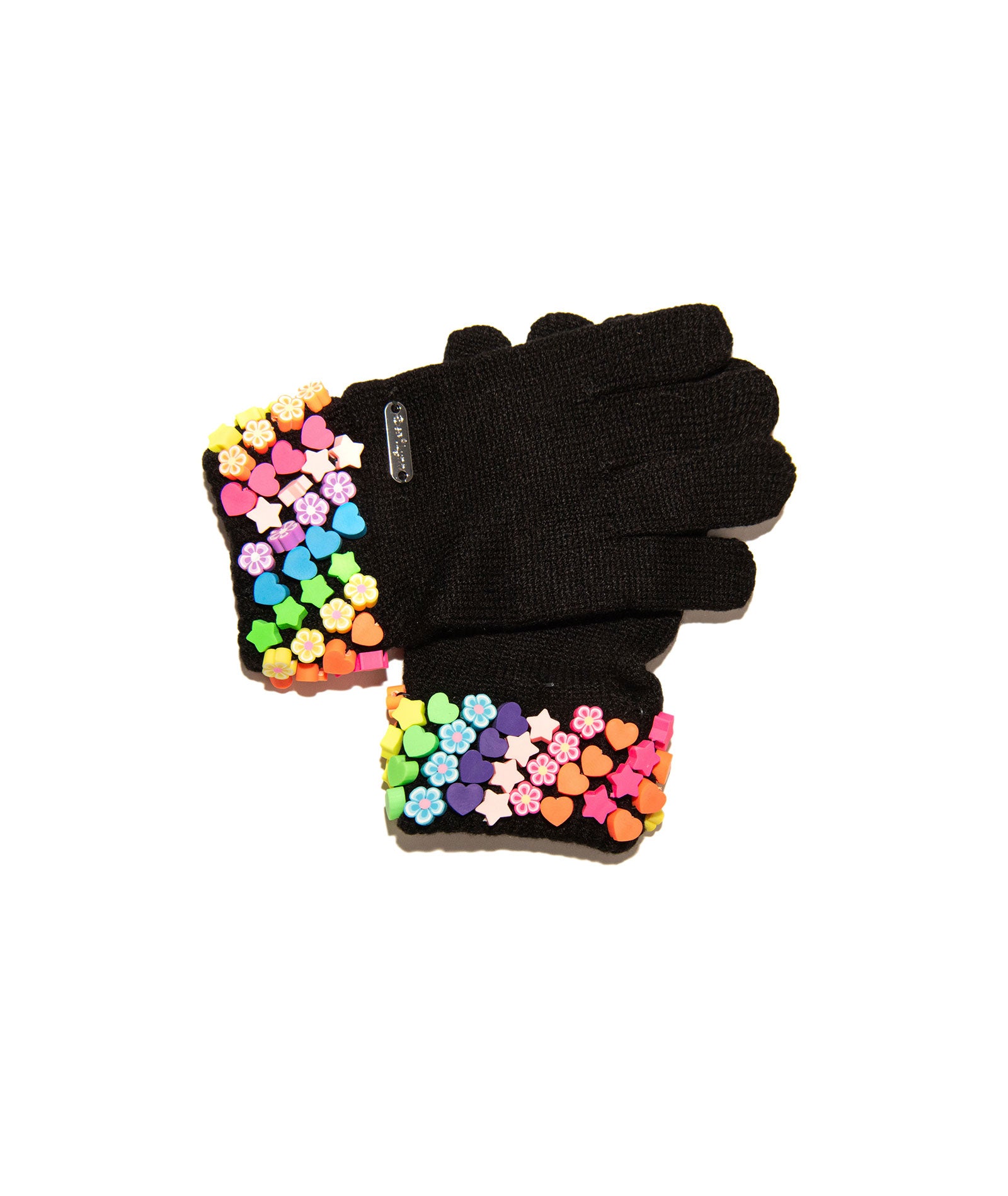 Bari Lynn Cutie Charm Winter Gloves Accessories Bari Lynn Black One Size Fits Most (Y/7-Y/14)