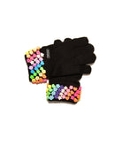Bari Lynn Cutie Charm Winter Gloves Accessories Bari Lynn Black One Size Fits Most (Y/7-Y/14)
