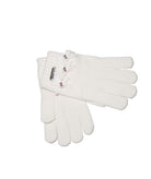 Bari Lynn Velour Bows Winter Gloves Accessories Bari Lynn Ivory One Size Fits Most (Y/7-Y/14)