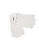 Bari Lynn Velour Bows Winter Gloves Distressed/seasonal accessories Bari Lynn Ivory One Size Fits Most (Y/7-Y/14)