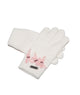 Bari Lynn Velour Bows Winter Gloves Distressed/seasonal accessories Bari Lynn Pink One Size Fits Most (Y/7-Y/14)