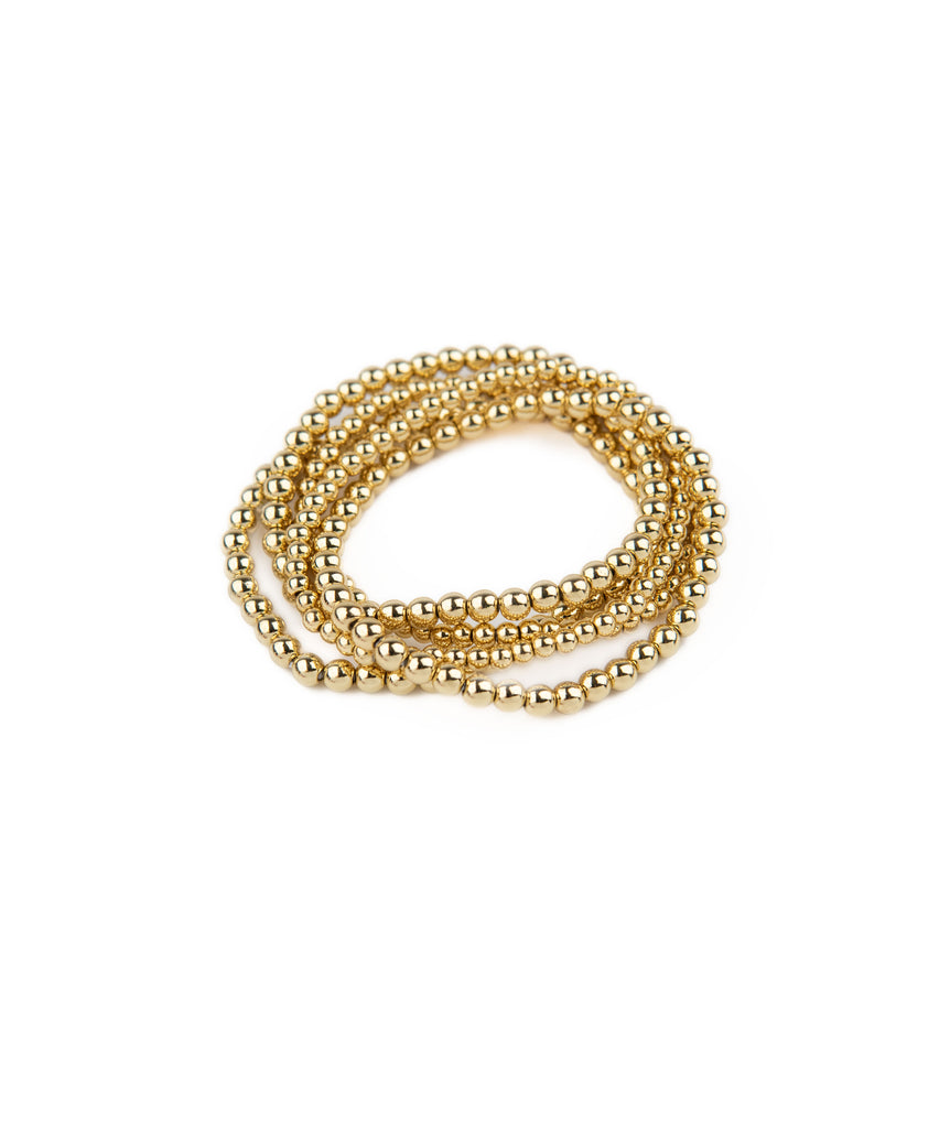 Gold Bracelet Set Accessories Frankie's Exclusives   