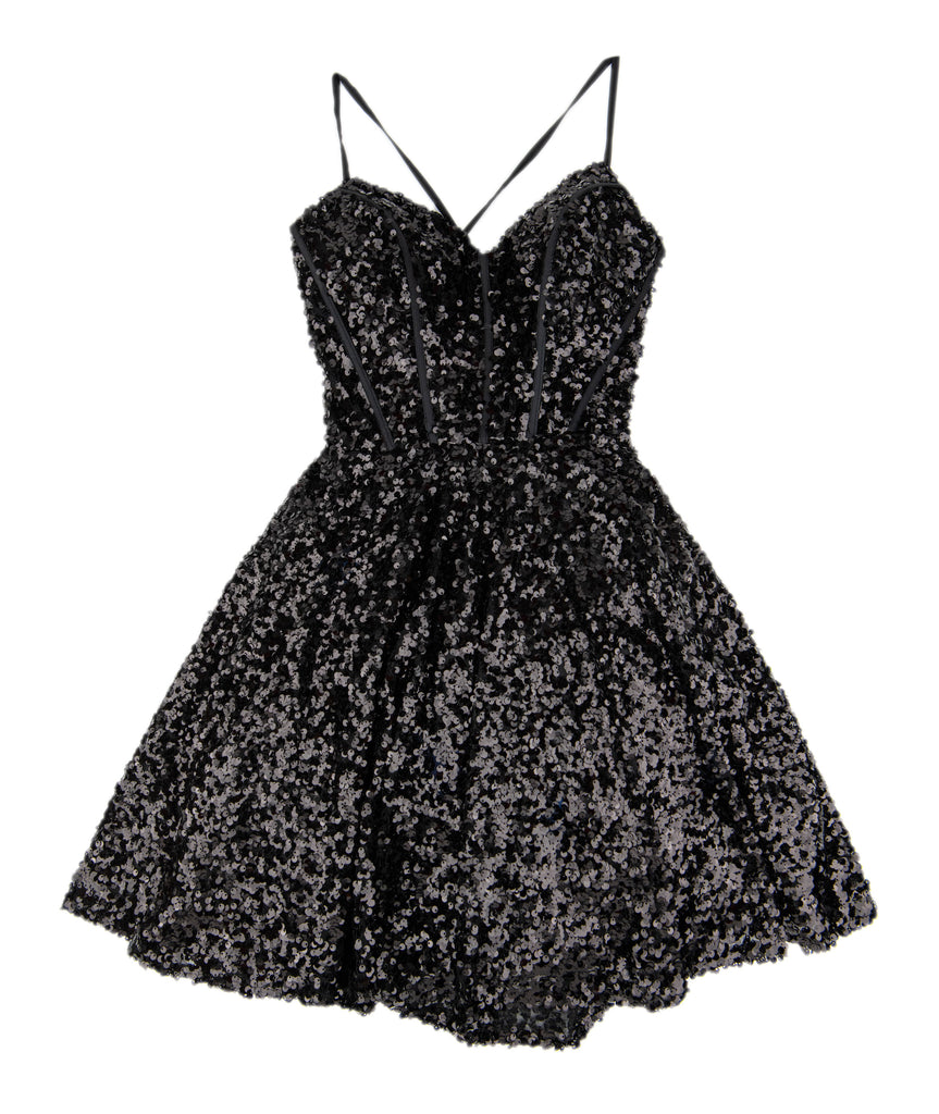 Alyce Women Black Sequin Corset Dress Girls Special Dresses Alyce   