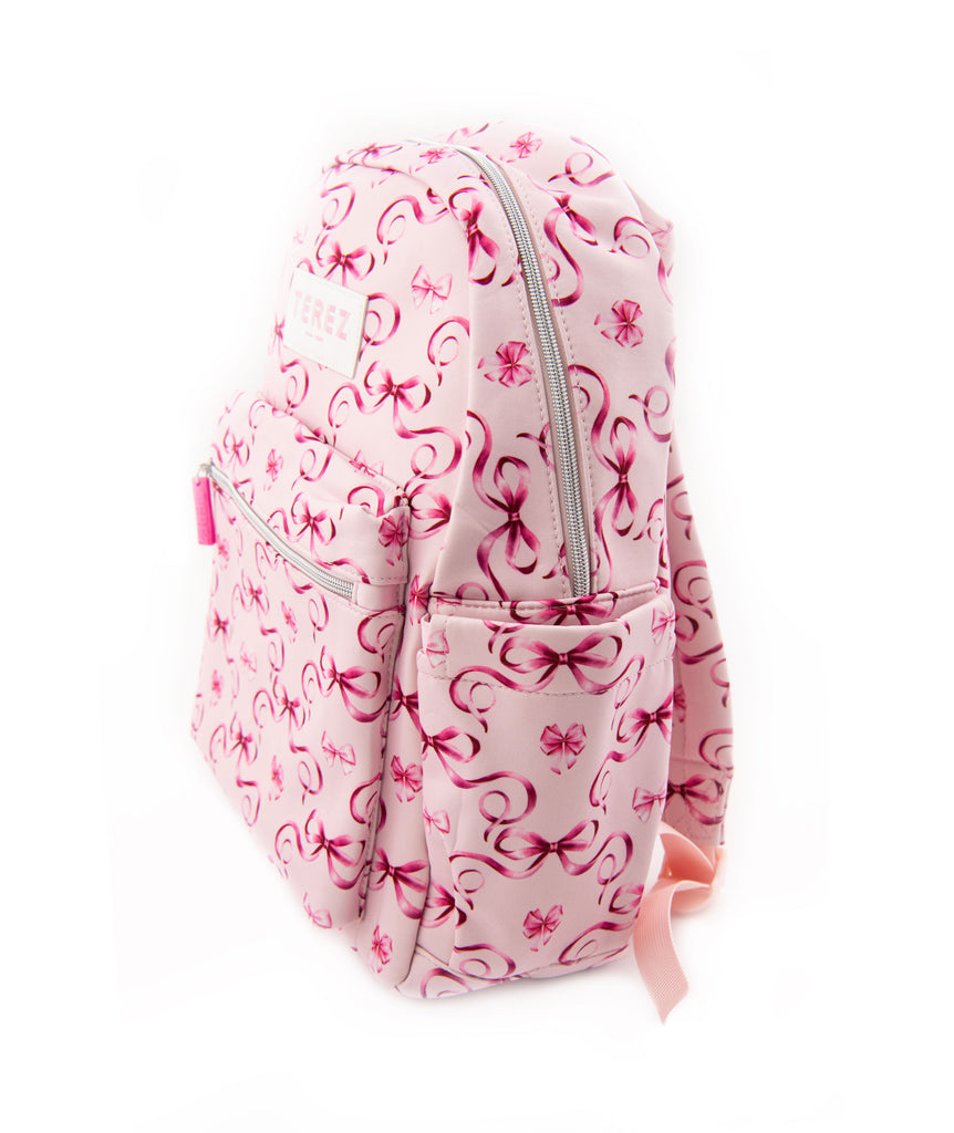 Terez Pink Bows Backpack Distressed/seasonal accessories Terez   