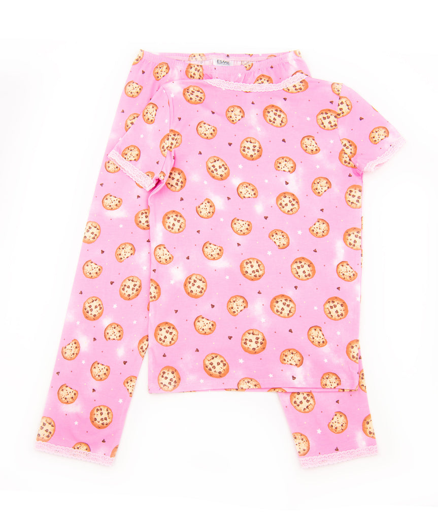 Esme Girls Cookie Bubblegum Short Sleeve Top/Pants Accessories Esme   