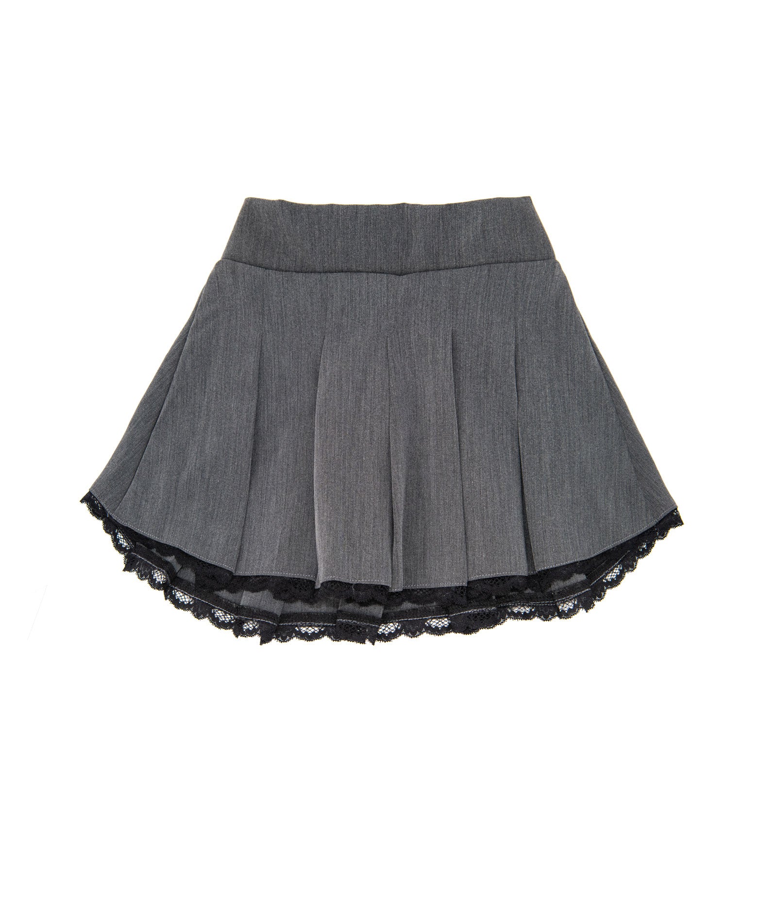 Girls Teen & Pre Teen FBZ Elin Gabardine Skirt With Lace