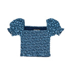 Katie J NYC Girls Navy Floral Paisley Marlee Top Girls Casual Tops Katie J NYC