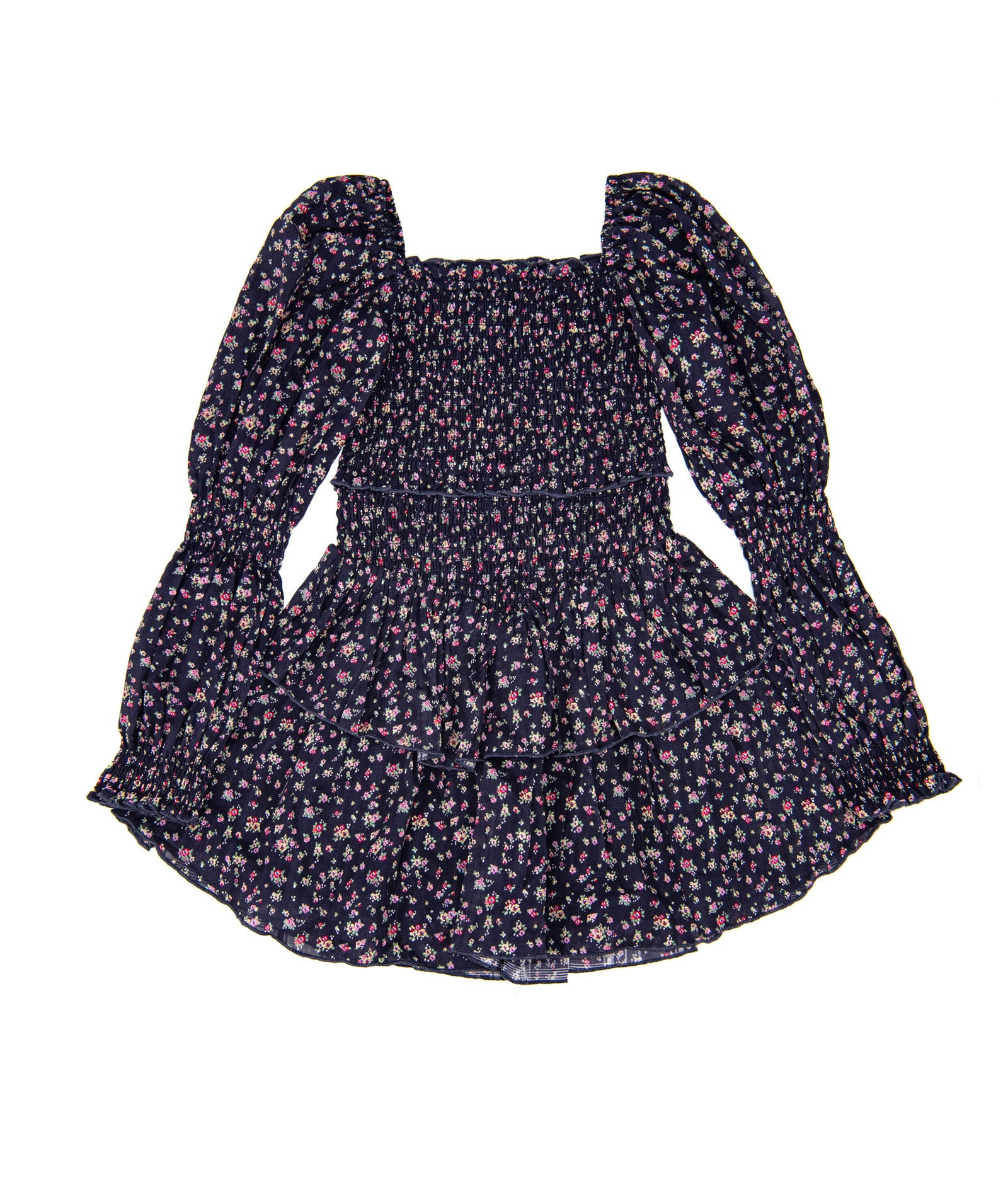 Girls Teen & Pre Teen Katie J NYC Midnight Ditsy Long Sleeve