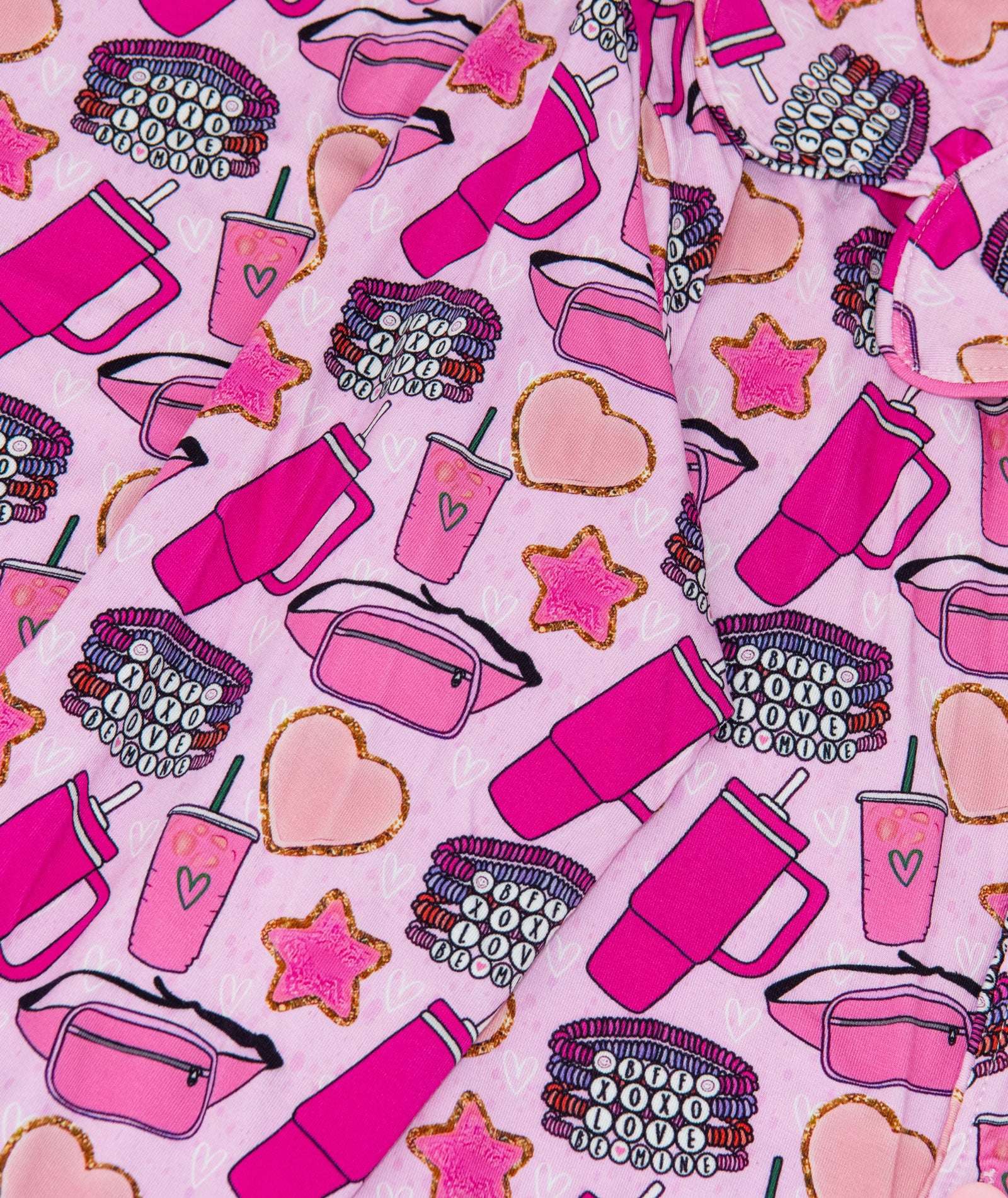 Tweenstyle Girls Bamboo Long Lounge Set Essentials Accessories Sparkle by Stoopher