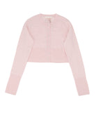 Love Shack Fancy Women Adeanne Cardigan Pale Pink Womens Casual Tops Love Shack Fancy